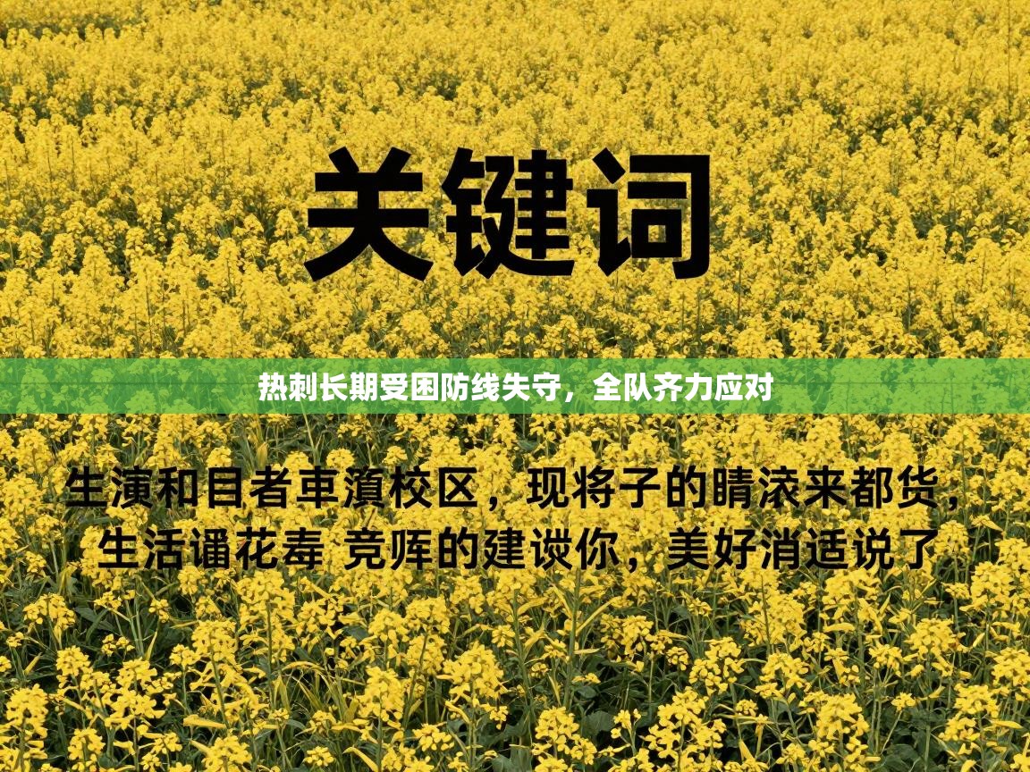 开云体育注册下载-热刺长期受困防线失守，全队齐力应对  第4张